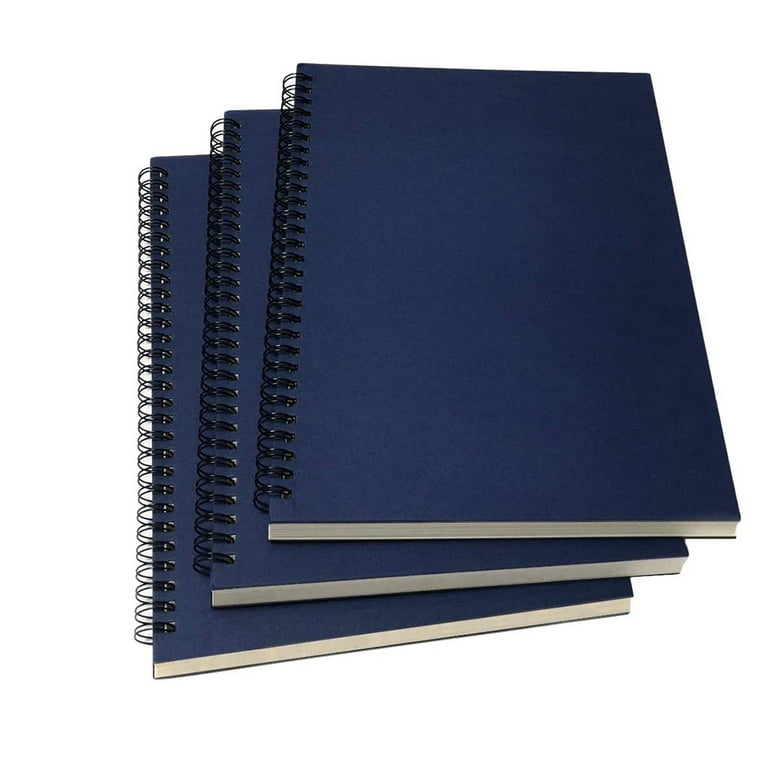 blue scrapbook notebook cover Spiral Notebook by Hela12art