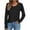 Black, variant on Hanen Long Sleeve T Shirts for Women Lace V Neck Casual Cute Tops Loose Fit Fall Winter Basic Clothing