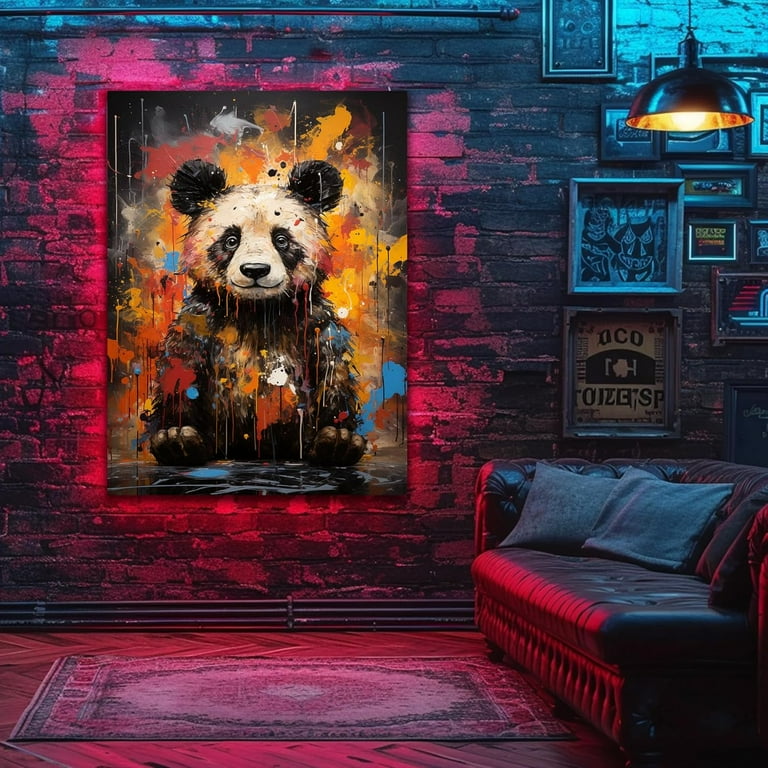 Panda Graffiti Wallpaper