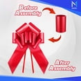 thumbnail image 3 of 23 Inch Giant Red Car Gift Bow, Polypropylene Indoor / Outdoor Décor Bow by Mata1, 3 of 7