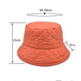thumbnail image 2 of Chapeaux Seau à Moins de 10$ Rouges pour Femmes Couleur Unie Linge Automne Hiver Chaud Thermique Coupe-Vent Chapeau de Pêcheur pour Femmes pour Filles, 2 of 3