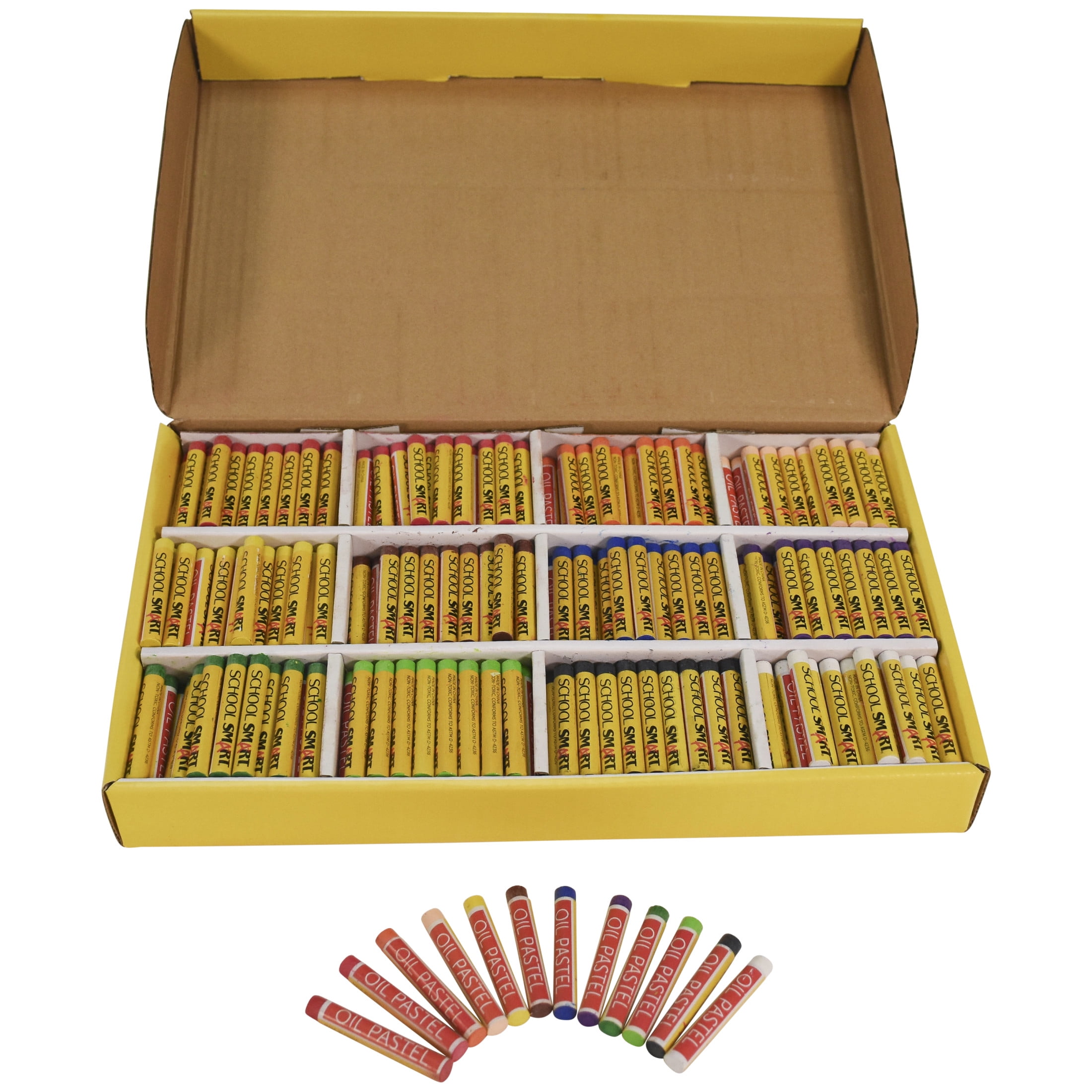 School Smart Oil Pastels, Set of 432