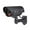Black, variant on Dpityserensio Solar Dummy Fake Camera Security Outdoor,Solar Powered Simulated Surveillance Cameras with 1 Flashing Red LED Light,Fake Dome Camera for Home Garden Supplies