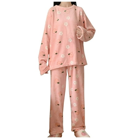 GHSOHS Robes for Women Sleep Shirt Lingerie for Women Nightie Women s Winter Thick Coral Pajamas Loose Long Home Wear Sleepwear Sleepshirt Robe Nightgown Homewear Lingerie