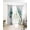 Green, variant on Blue Tulip Blackout Curtains 45 Inches Long for Bedroom, Abstract Flower Country Farm Floral White Thermal Insulated Room Darkening Black Out Window Curtain Panels Grommet Drapes for Living Room