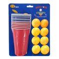 thumbnail image 1 of Juego de Mesa Beer Pong Rm Regalomex 12 vasos y 12 pelotas de ping pong, 1 of 3