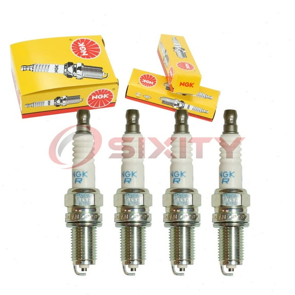 4 pc NGK 90893 Standard Spark Plugs for Ignition Wire Secondary