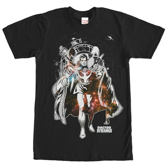 Men's Marvel Doctor Strange Space  Graphic Tee Black X Large