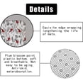 thumbnail image 6 of 4PCS Christmas Cardinal Shower Curtain Sets with Rugs, Waterproof White Fabric Shower Curtain, Xmas Red Bird Berry Grey Fir Pine Branch Leaves Plant Holiday New Year Christmas Bathroom Decor, 6 of 7