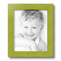 ArtToFrames 8" x 11" Modern Green Picture Frame, 8.5x11 inch Green Wood Poster Frame (WOM-4589)