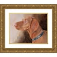 thumbnail image 1 of Fagan, Edie 14x12 Gold Ornate Wood Framed with Double Matting Museum Art Print Titled - Bowden Vizsla, 1 of 4
