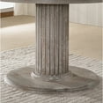 thumbnail image 3 of Roundhill Furniture Ferran Wood Pedestal Dining Table in Reclaimed Gray, 3 of 6