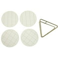 thumbnail image 6 of Round Silicone Placemats: Set of 4 Non-Slip Heat-Resistant Table Placemats, 6 of 10
