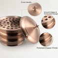 thumbnail image 6 of Communion Ware 3 Holy Wine Serving Trays With a Cover - Stainless Steel (Copper), 6 of 6