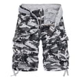 thumbnail image 1 of Bermuda Shorts Hombre Casual Verano Playa Cargo Camuflaje, 1 of 2