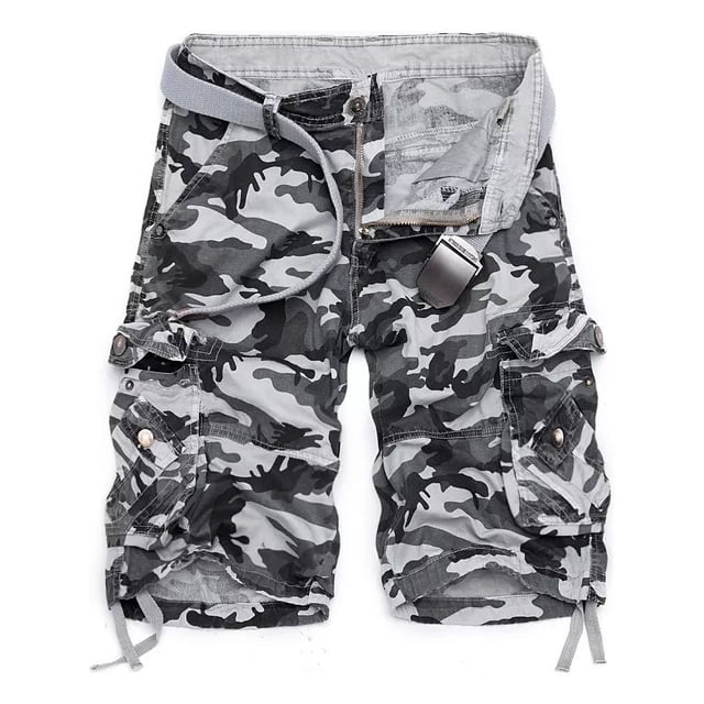 Bermuda Shorts Hombre Casual Verano Playa Cargo Camuflaje