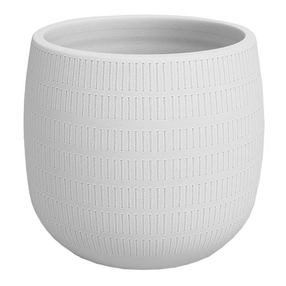 Maceta de Cerámica Artevasi Aura 20cm Blanca