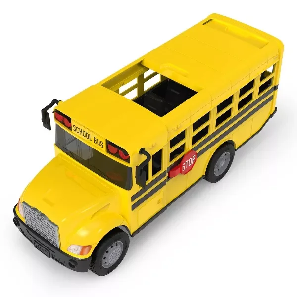 Autobús Escolar A Control Remoto LBEC Con Batería De Alta Resistencia – Gira Y Juega En Casa (Amarillo)