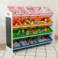 thumbnail image 3 of Humble Crew 16 Bin Toy Organizer with Chalkboard Panel, 3 of 7