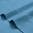 thumbnail image 3 of Superior 650 TC Egyptian Cotton Pillowcases, Set of 2, Standard Size, Medium Blue, 3 of 6