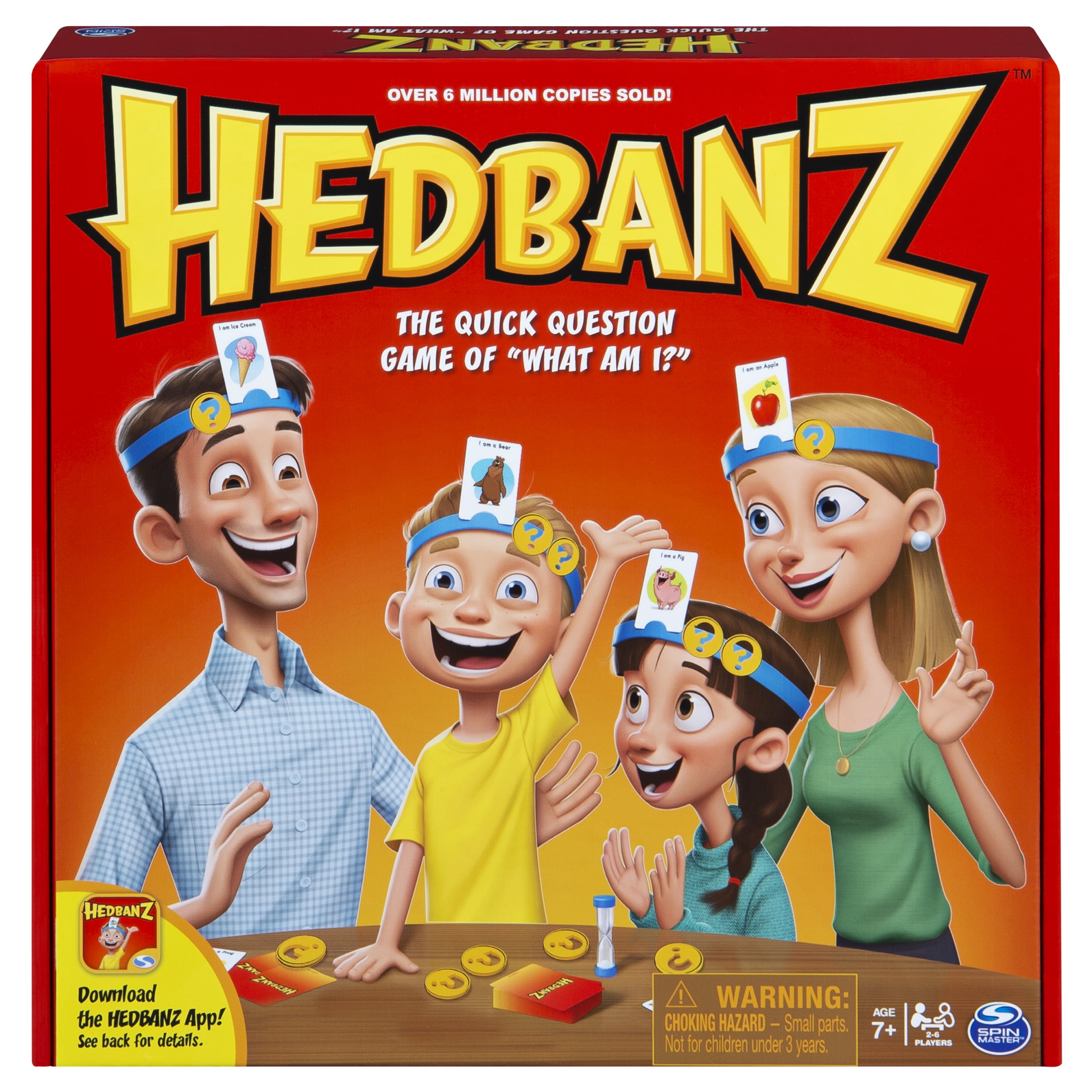 "What Am I" Hot Hedbanz Board Game The Quick Question Family Party Game