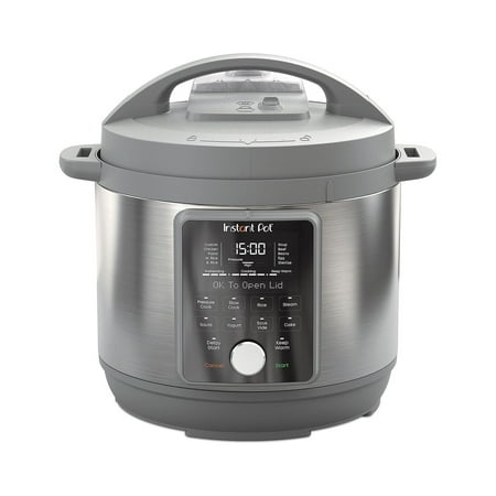 Instant Pot - 6QT Duo Plus Multi-Use Pressure Cooker with Whisper-Quiet Steam Release - Gray