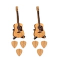 thumbnail image 1 of Xihbxyly Caja para Púas de Guitarra, Diseño Acústico de Madera con Soporte, Forma de Guitarra En Miniatura, Regalo Personalizado para Guitarristas, Decoración Del Hogar, Amantes de La Música, Tamaño, 1 of 2