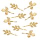 thumbnail image 1 of 10 horquillas de aleación con forma de hoja, duraderas, elegantes, para el pelo, para mujeres y niñas., 1 of 7