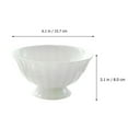 thumbnail image 4 of HLONK Ceramic Bowls Porcelain Cereal Soup Bowl Footed Dessert Cups Ceramic Salad Bowl Rice Bowls Ramen Bowl Prep Bowl Mixing Bowl Serving Bowl Candy Nut Bowls Dish for Prep Dessert, 4 of 6