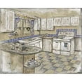 thumbnail image 1 of Dina Art Company DINBRP206 Mid Century Kitchen II - Sm Poster Print by Ruth Bush - 10 x 8, 1 of 1