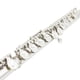 thumbnail image 3 of 1 Cupronickel 16 Agujeros Cerrados Flauta C Llave Flauta W / Bolsa Portátil - Plata Blanco Gloria Flauta, 3 of 8