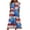 Blue summer dresses for women, variant on Summer Dresses for Women Independence Day Casual Pocket Loose Swing Patriotic Tunic Long Dresses with Pocket 2025 Short Sleeve V-Neck Star Flag Print Maxi Formal Dress Red l