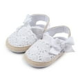 thumbnail image 2 of EnJoCho Toddler Boys Girls Light Comfortable Hollow Bow Baby Walking Shoes Prewalker Toddler Kids Fashion Indoor Outdoor Shoes Baby Unisex Sports Shoes, 2 of 5