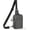 Grey, variant on Sling Bag, Anti Theft Sling Crossbody Bag for Women Men, Lock Zipper, RFID Blocking, Water Resistant, Compact Lightweight Waist Pack for Travel & Daily Use (Black)