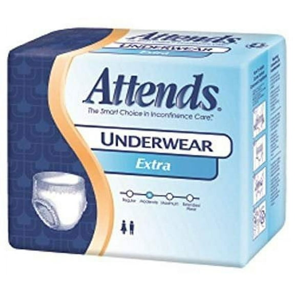 Attends Incontinence Underwear, Heavy Absorbency, Large, 18 Count
