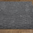 thumbnail image 3 of Luxe Weavers Artistic Abstract Wave Charcoal 2x7 Indoor Runner Rug, 3 of 8