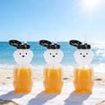 thumbnail image 4 of Bear 3 Vasos Con Pajita De Oso De 230 Ml, Vasos De Plástico Reutilizables A Prueba De Fugas Con Pajitas De Silicona Para Bebidas Frías, 4 of 7