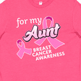 thumbnail image 4 of Inktastic For My Aunt - Breast Cancer Awareness Youth T-Shirt, 4 of 5