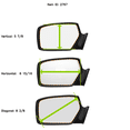 thumbnail image 5 of Fits 99-03 RX300 Left Driver Side Mirror Glass Lens Non Auto Dim Type Only, 5 of 6