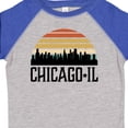 thumbnail image 4 of Inktastic Chicago Illinois Skyline Vintage Boys or Girls Toddler T-Shirt, 4 of 5