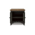 thumbnail image 6 of Signature Design by Ashley Valebeck Farmhouse Rectangular End Table with Storage Cabinet - Rustic Two-Tone Black/Brown, 6 of 9