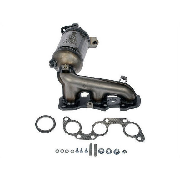 Front Exhaust Manifold with Integrated Catalytic Converter - Compatible with 2002 - 2006 Toyota Camry 3.0L V6 2003 2004 2005