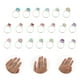 thumbnail image 4 of 20pcs Little Girls Anillo de dedo Juguetes Joyas Coloridas Playings (color al azar), 4 of 5