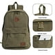 thumbnail image 3 of Mochila universitaria de lona duradera Seemeroad, color verde militar, 3 of 7