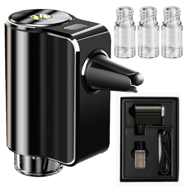 Ambientador inteligente para coche difusor de aceite esencial ajustable salida de ventilación de aire para coche ambientador de olor Clip de Perfume inalámbrico inteligente para coche