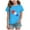 Sky Blue, variant on Gubotare Girls American Flag Shirt Girls' Shirt Casual Short Sleeve Fashion T Shirt for Girls Kids' Graphic Tee Youth Top (Blue,Size 7-8 Years)
