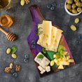 thumbnail image 5 of Abstract Cutting Board, Colorful Geometric Shapes Triangular Polygons Creative Surreal Print, Decorative Tempered Glass Cutting and Serving Board, Wine Bottle Shape, Multicolor, by Ambesonne, 5 of 5