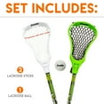 thumbnail image 3 of Franklin Sports Youth Practice Lacrosse Stick and Ball for Ages 3+ - Perfect for Beginners - 2 Practice Lacrosse Sticks and 1 Ball Included - 32", 3 of 12