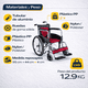 thumbnail image 2 of Silla De Ruedas Todo Terreno Rueda 23 Pulgadas Plegable Aluminio Soporta 130kg Nanofort, 2 of 8
