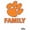 Clemson University, variant on NCAA Officially Licensed Team Family Pride Decals Stickers